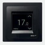 DeviregTM Touch schwarz - Raumthermostat