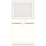 theLeda S8-100L WH ohne Bewegungsmelder