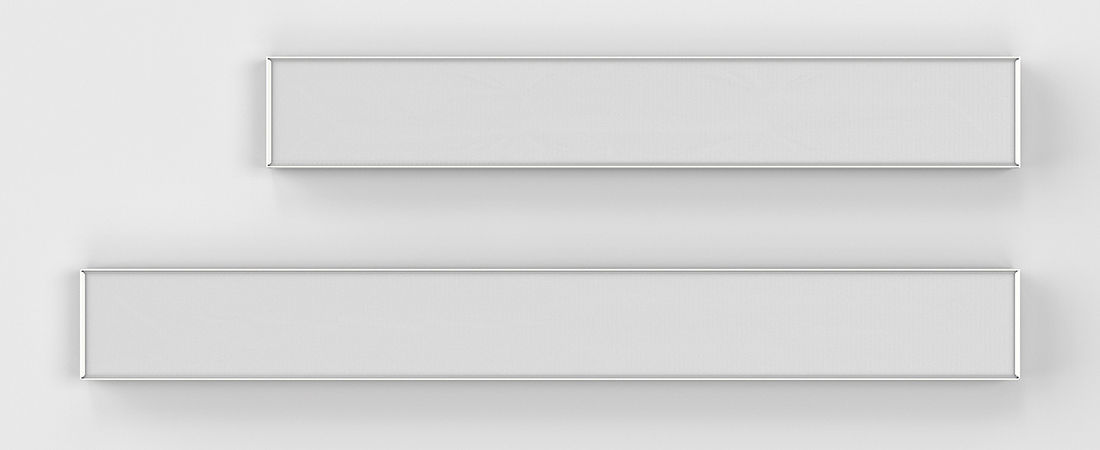 Bild der beiden Längen der Leuchte ARKA von RIDI