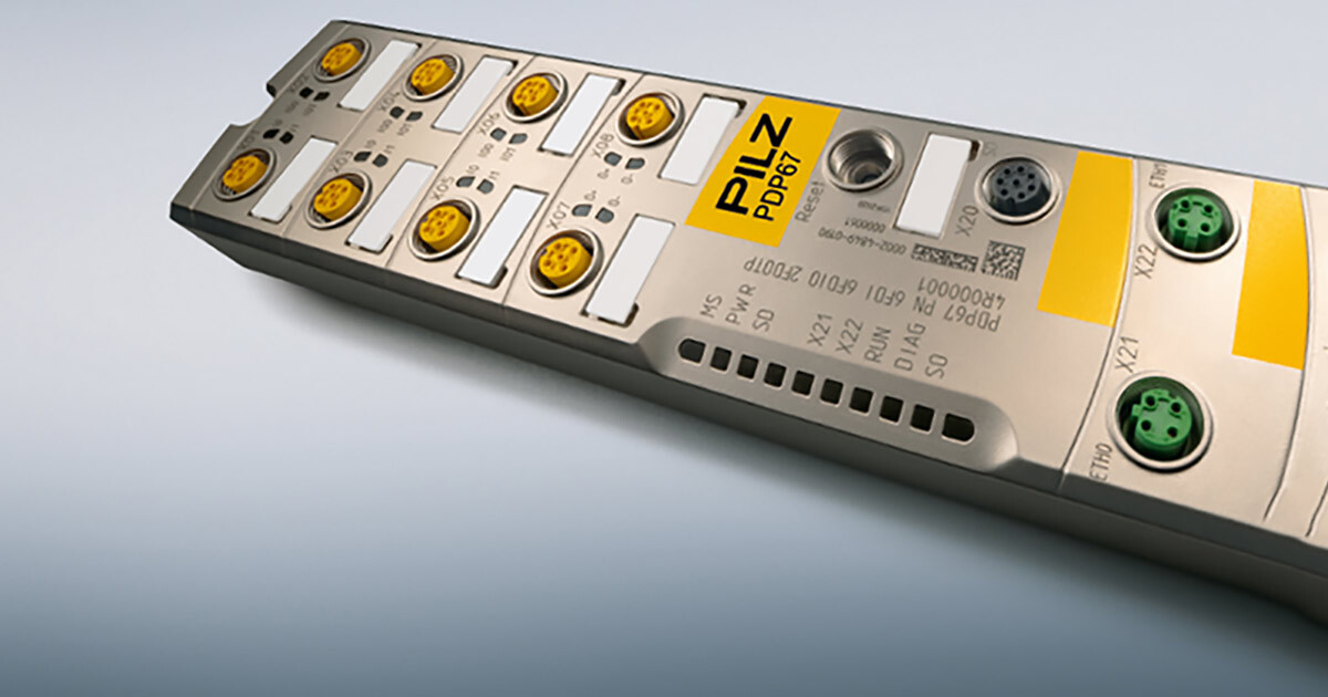 I/OModul mit Schutzart IP67 und von PILZ