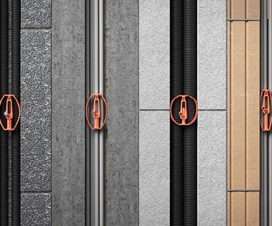 Mauernut-Klemmschelle