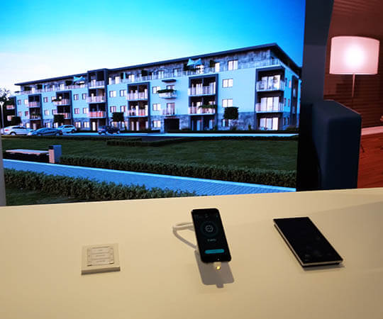 Gira steuerung Smart Apartmenent