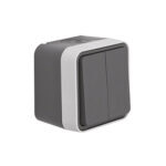 Serienschalter AP W.1 grau