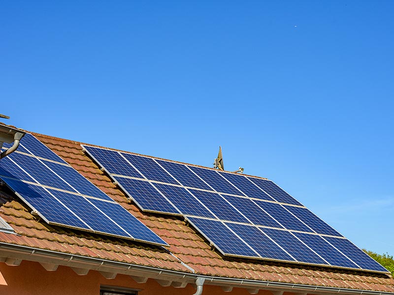 Solarthermie auf dem Dach