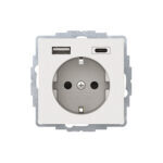 Berker Steckdoseneinsatz SCHUKO/USB A-C