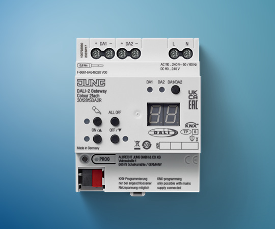 KNX DALI-2 Gateway Colour 2fach
