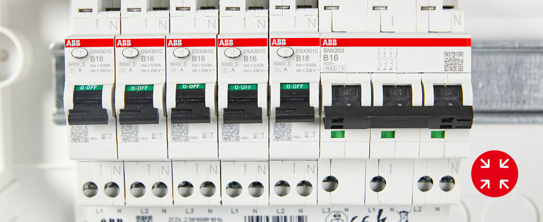 Sicherungen der ABB Flexline