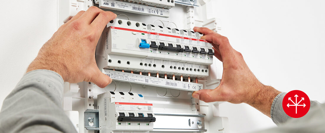Bild der Installation der ABB Flexline
