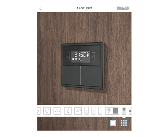 App AR-Studio - Schalterauswahl
