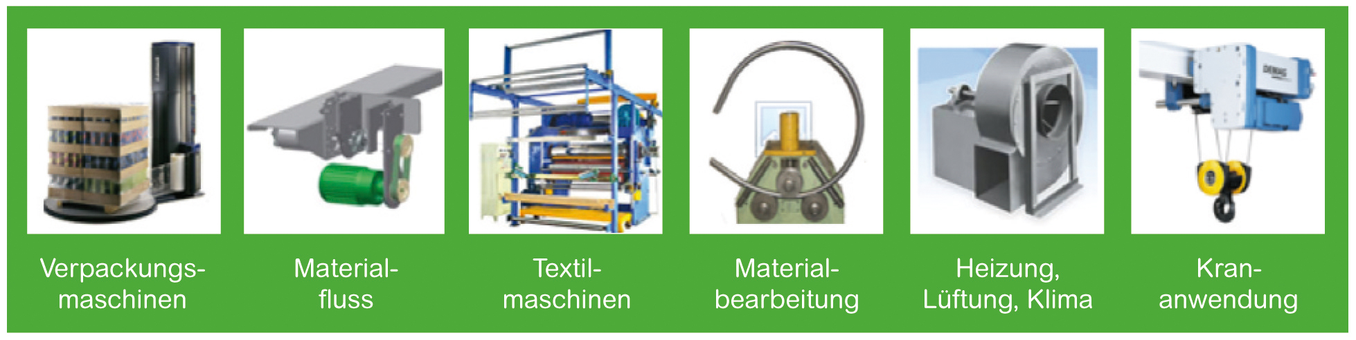 Zielbranchen Frequenzumrichter Altivar 320