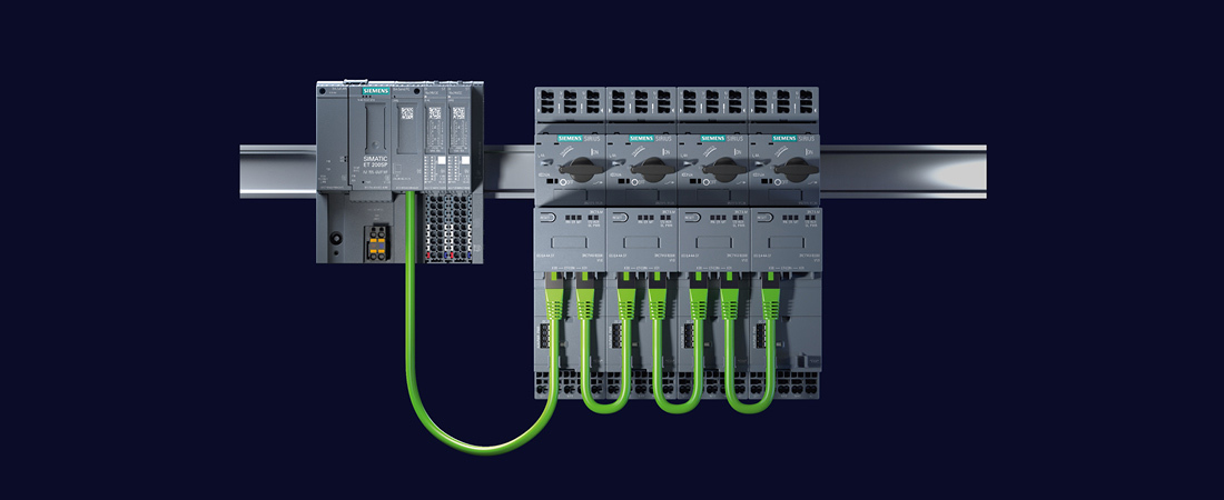 Bild des SIRIUS 3RC7 von Siemens auf dunklem Grund