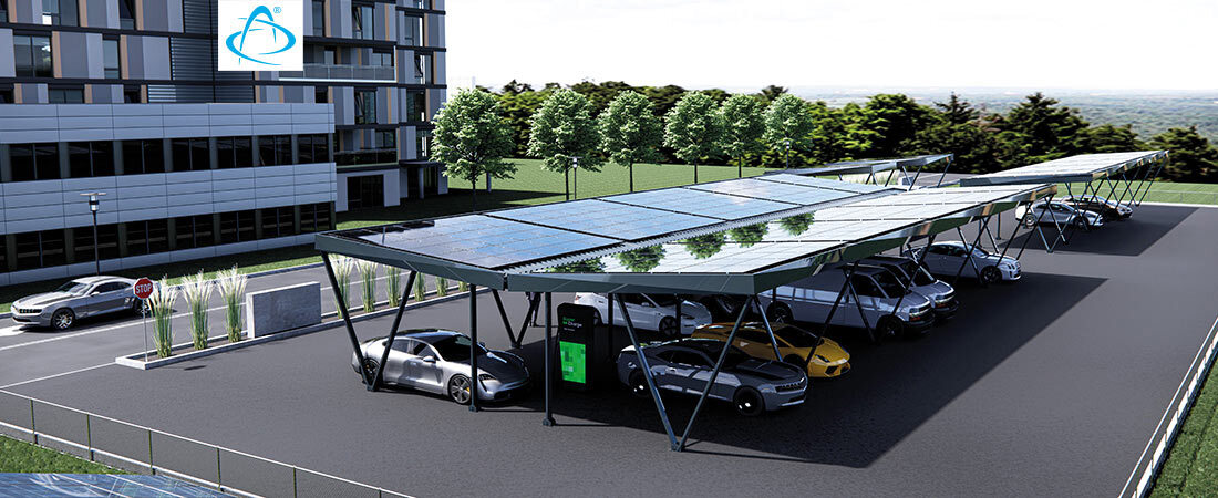Carport mit Photovoltaik - Unterkonstruktions-Lösungen