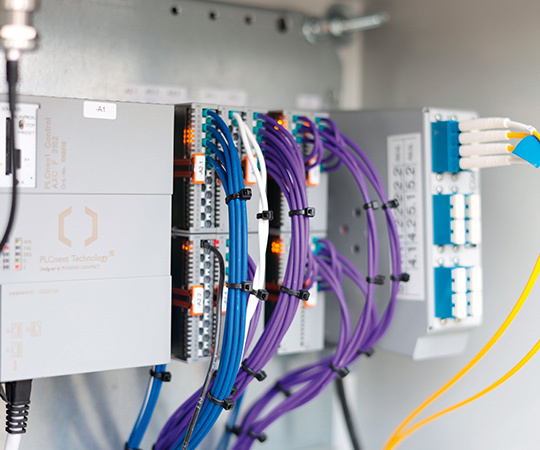 Bild eines Controlzentrums der PV- Anlage