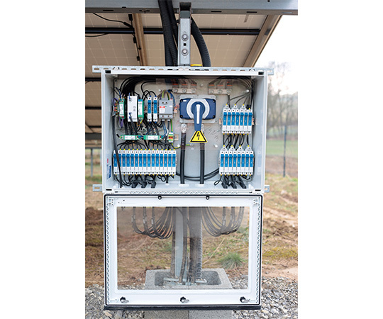 Bild eines Schaltschrankes eines PV-Parks