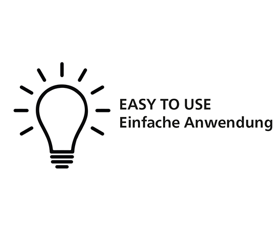 EASY TO USE - einfache Anwendung