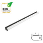 Produktbild FLAT MIRROR Leuchte von EVN in schwarz