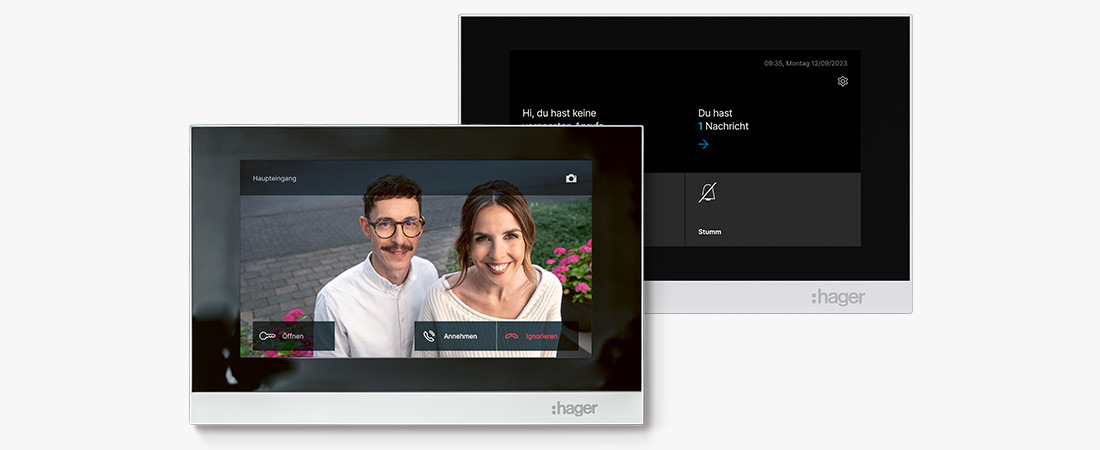 Videoinnenstation von Hager intercom