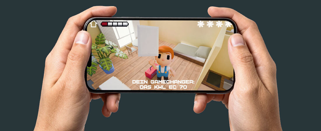 Bild eines Handyscreens des Spiels - Helios KWL EC 70