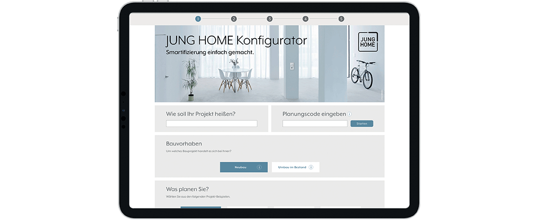 JUNG HOME Konfigurator
