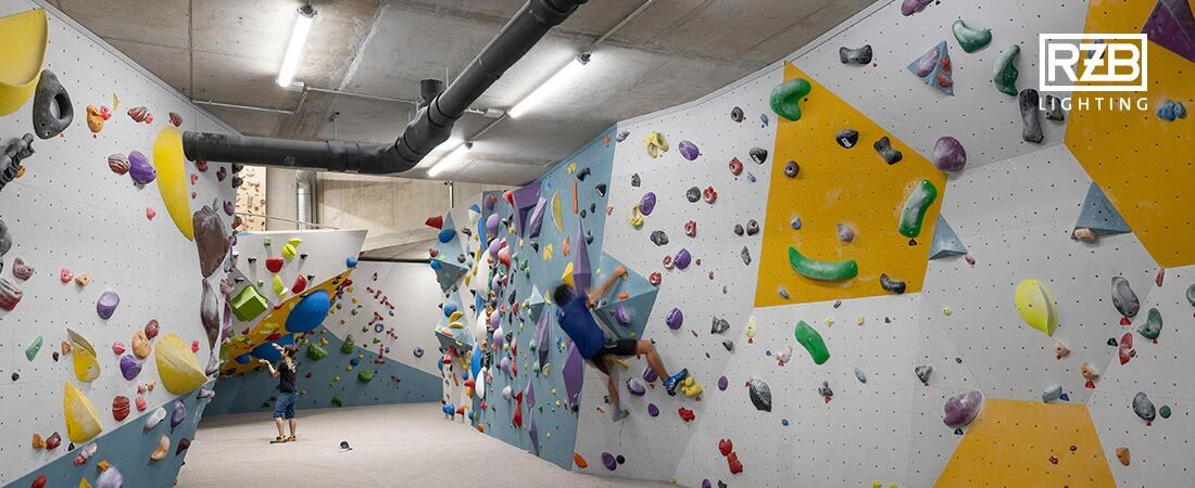 Boulderhalle - Beleuchtung