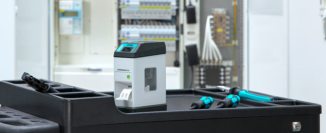 Bild des Etikettendrucker THERMOMARK GO von Phoenix Contact