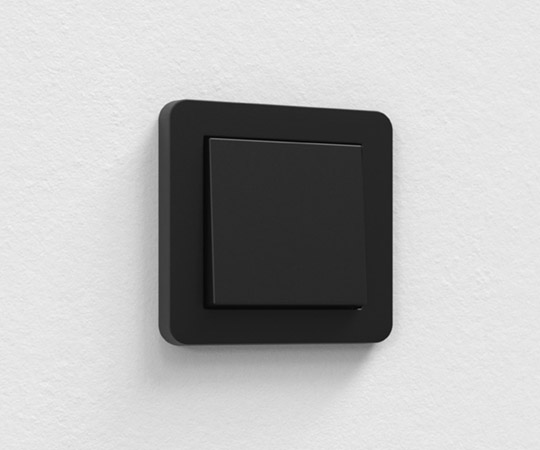 Schalter Gira in Schwarz