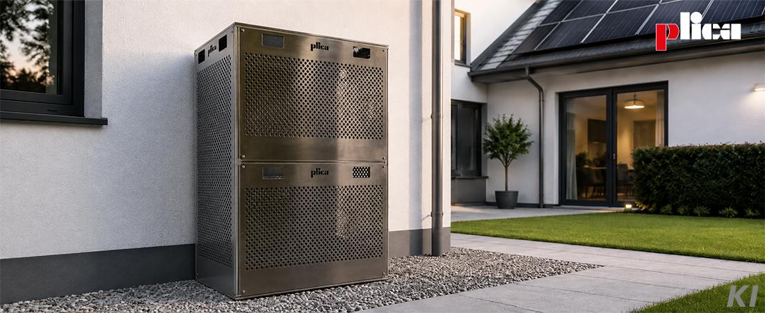 Geschlossenes plica Wechselrichter-Gehäuse für geschützte PV-Technik im Außenbereich